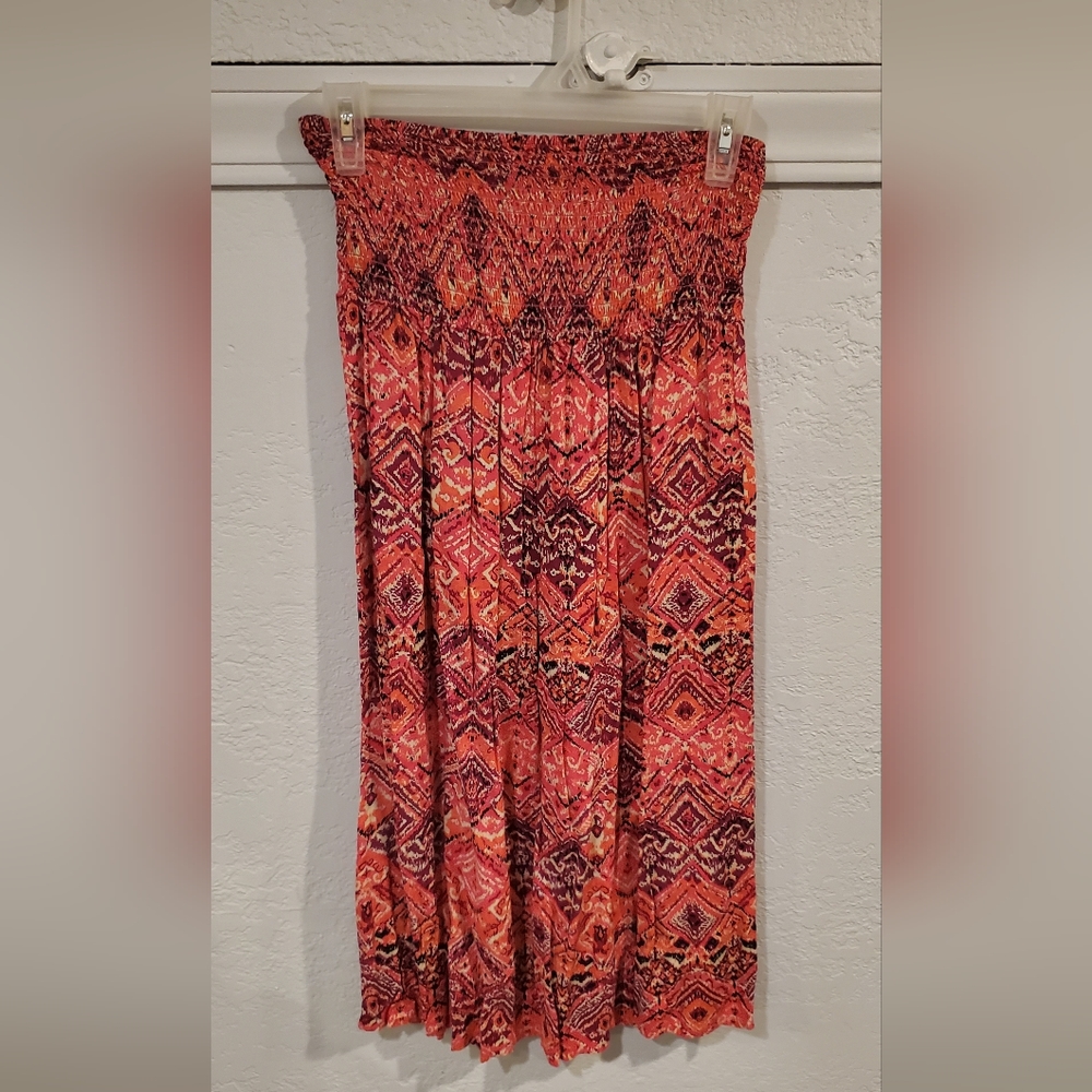 Strapless summer dress